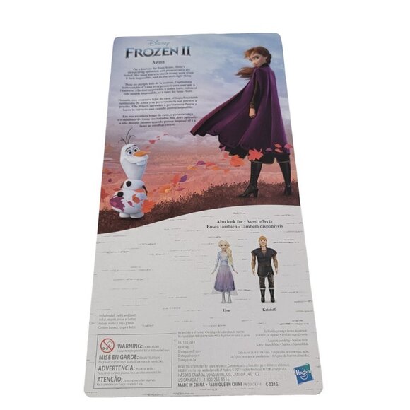 Disney Frozen II Princess Anna Doll 11” Tall Disney Princess Doll NIB - Picture 5 of 9